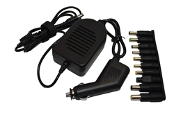 AC Auto adapter for laptops - Plugs into ligter socket - Multiple tips included