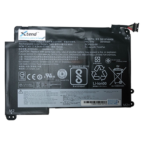 Replacement Battery For Lenovo ThinkPad Yoga 14, P40, 20FY, 20GQ, 20GR – SB10F46458, SB10F46 – 0703746968367