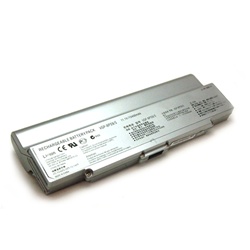 Sony Vaio VGP-BPL9S Silver VGN-AR VGN-CR VGN-NR VGN-SZ Laptop Battery