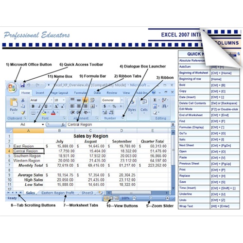 how to use microsoft excel 2007